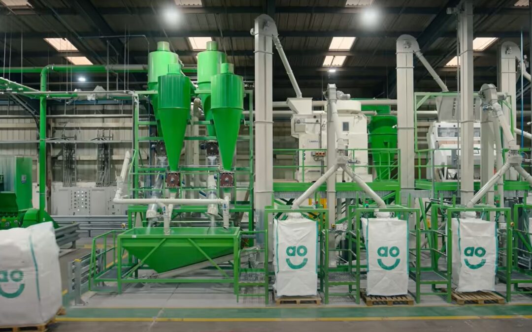 AO Recycling's Stafford Park plastics processing plant