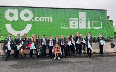 AO welcomes school to state-of-the-art fridge recycling plant, for ‘first of its kind’ tour